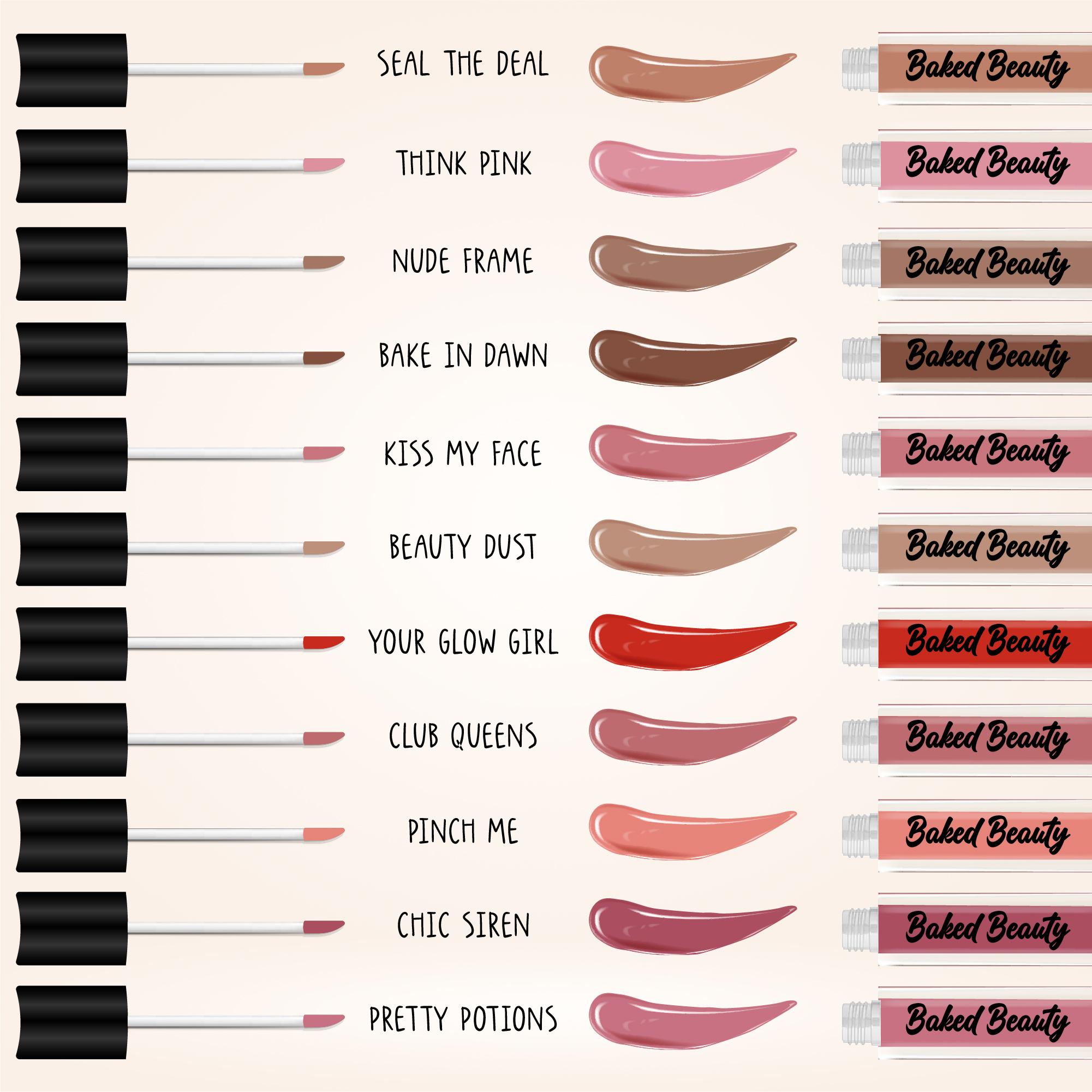 Baked Beauty Liquid Matte Lipstick Set (Set of 11)