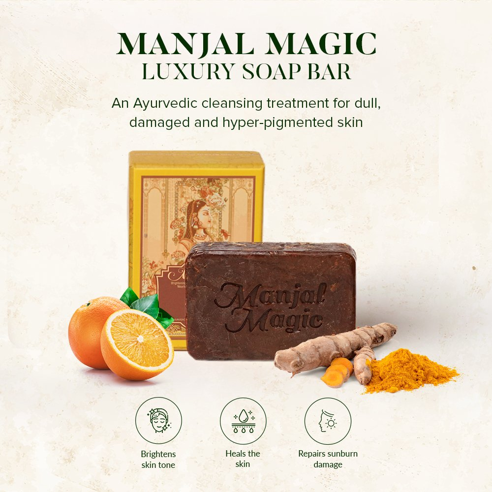 Haappyherbs Manjal Magic Luxury Soap Bar
