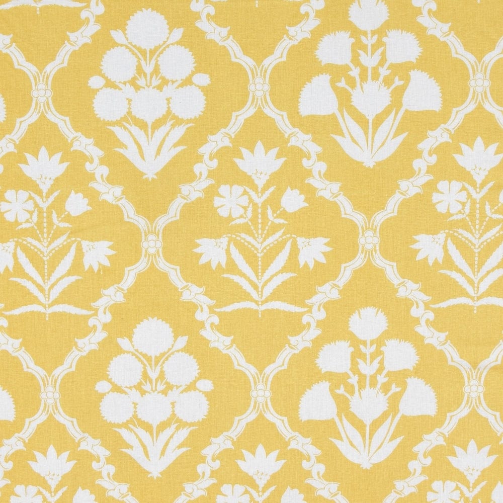 Haus & Kinder Marigold Majesty 186 TC Cotton 100% Printed Flat King Bedsheet - Dista