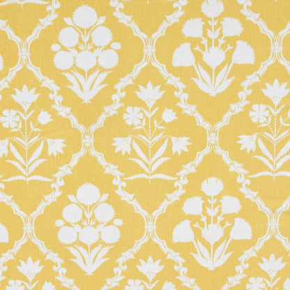 Haus & Kinder Marigold Majesty 186 TC Cotton 100% Printed Flat King Bedsheet - Dista