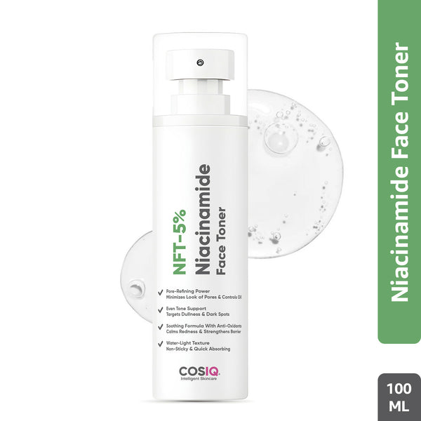 Cos-IQ 5% Niacinamide Face Toner for Oily Acne Prone Dry Combination Skin