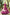 Malishka Womens Wine Dola Silk With Foil Print Lehenga Choli Set