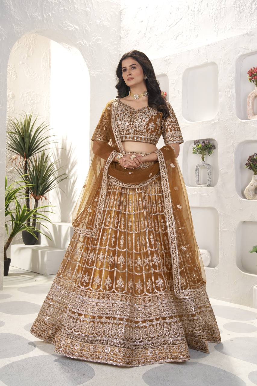 Lehenga Mart Glamorous Designer Lehenga Choli for Bridal and Bridesmaids Wedding Wear Choli - Distacart