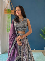 Thumbnail for Lehenga Mart Glamorous Designer Lehenga Choli for Bridal and Bridesmaids Wedding Wear Choli - Distacart