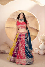 Thumbnail for Lehenga Mart Glamorous Designer Lehenga Choli for Bridal and Bridesmaids Wedding Wear Choli - Distacart