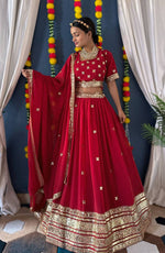 Thumbnail for Lehenga Mart Glamorous Designer Lehenga Choli for Bridal and Bridesmaids Wedding Wear Choli - Distacart