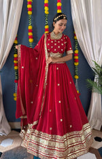 Thumbnail for Lehenga Mart Glamorous Designer Lehenga Choli for Bridal and Bridesmaids Wedding Wear Choli - Distacart