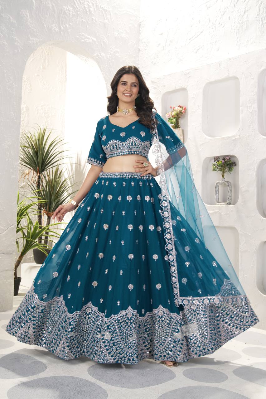 Lehenga Mart Glamorous Designer Lehenga Choli for Bridal and Bridesmaids Wedding Wear Choli - Distacart