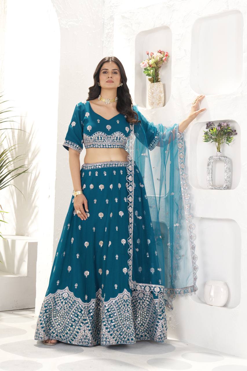 Lehenga Mart Glamorous Designer Lehenga Choli for Bridal and Bridesmaids Wedding Wear Choli - Distacart