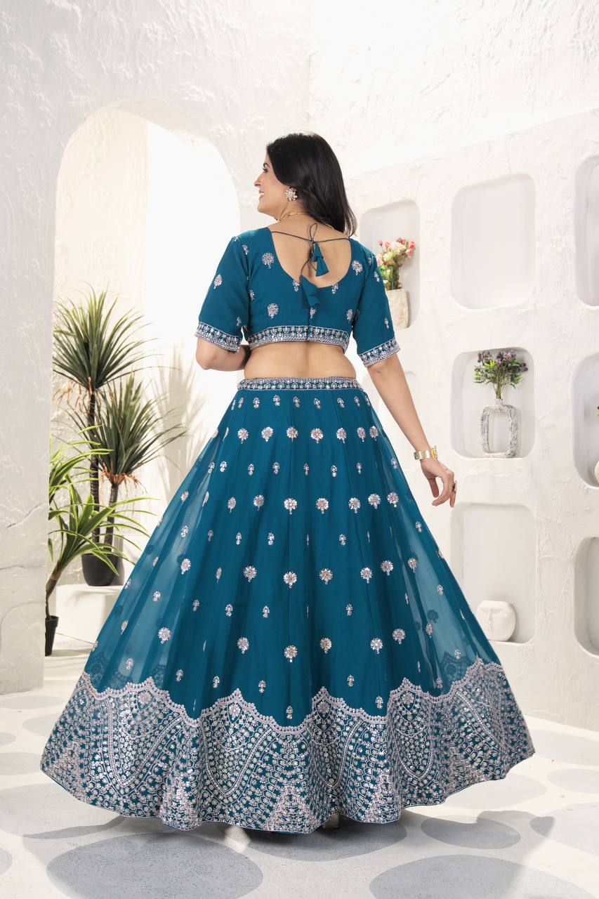 Lehenga Mart Glamorous Designer Lehenga Choli for Bridal and Bridesmaids Wedding Wear Choli - Distacart