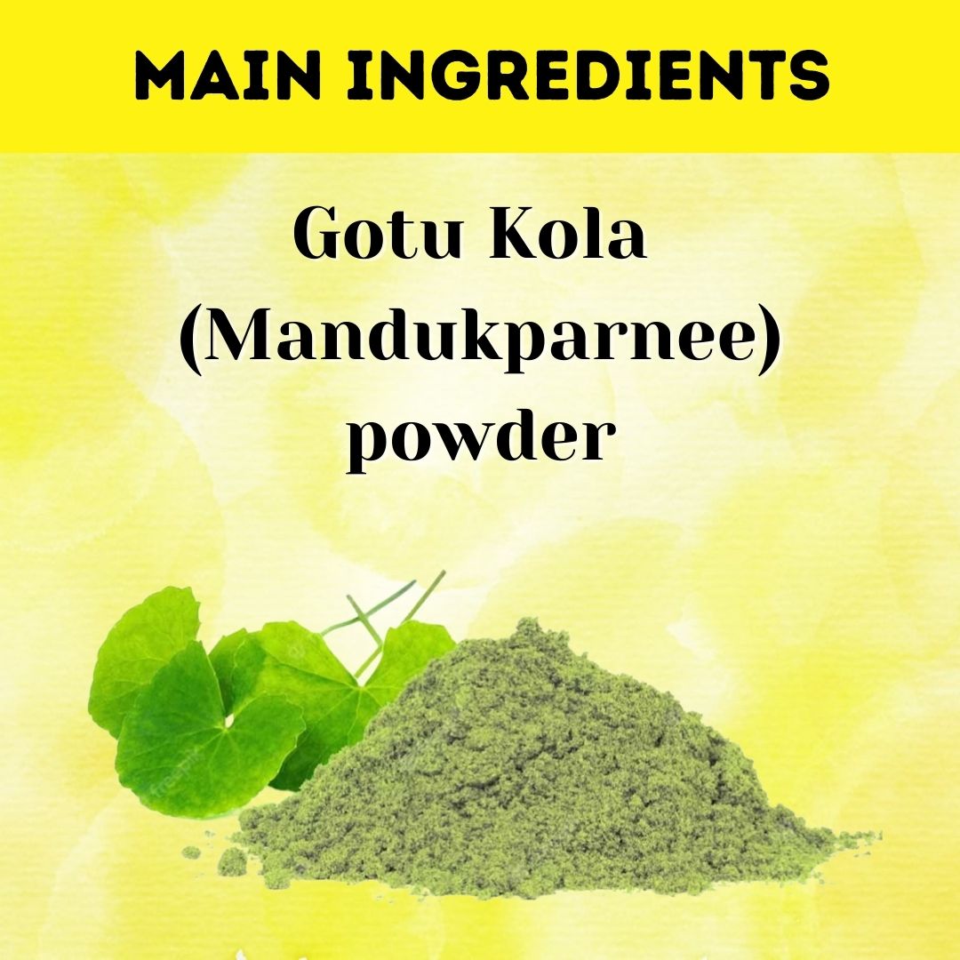Herbal Hills Gotu Kola Powder (Mandukparnee)