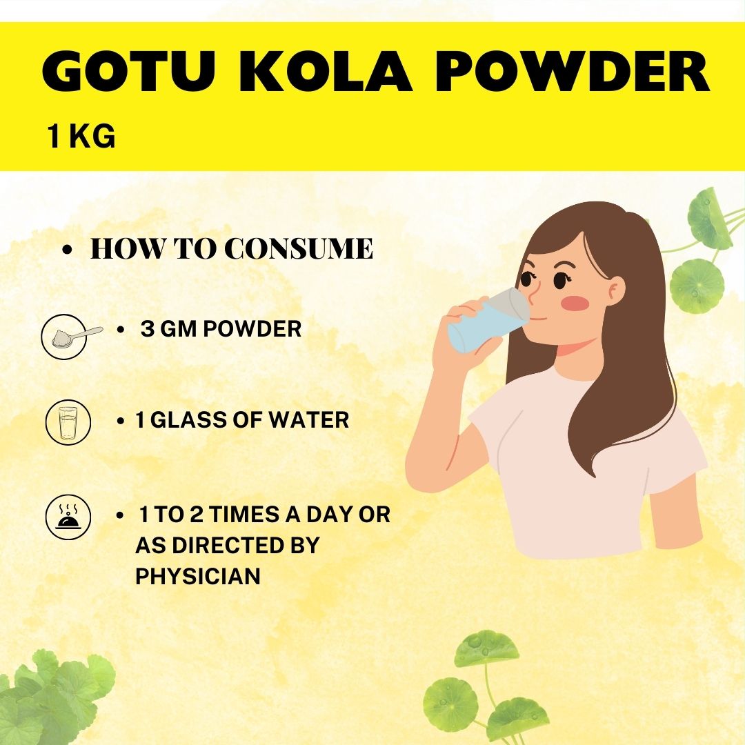 Herbal Hills Gotu Kola Powder (Mandukparnee)