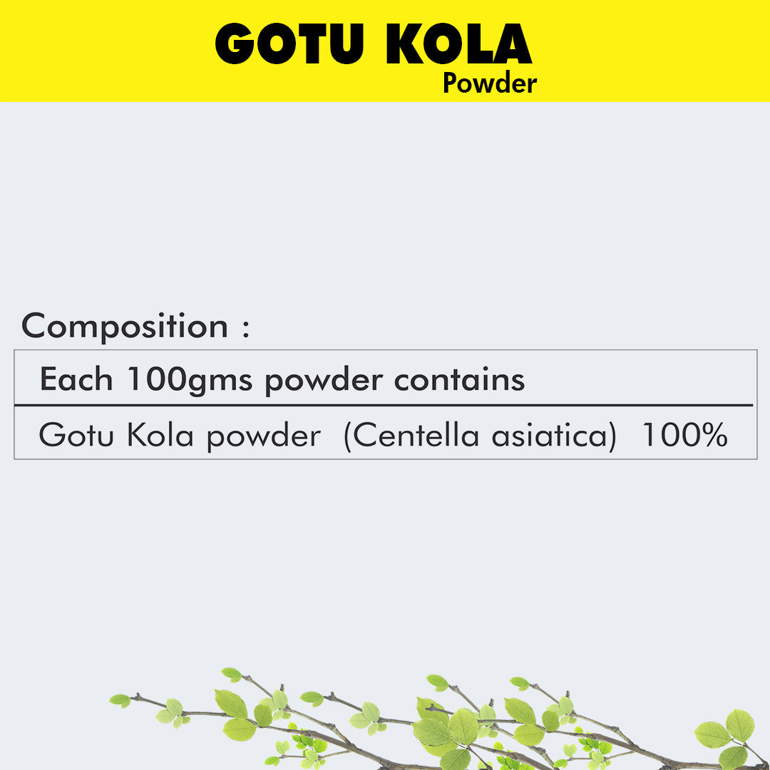 Herbal Hills Gotu Kola Powder (Mandukparnee) - Distacart