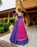 Thumbnail for Malishka Export Heavy Summer Cool With Embroidery Lehenga Choli Set - Purple - Distacart