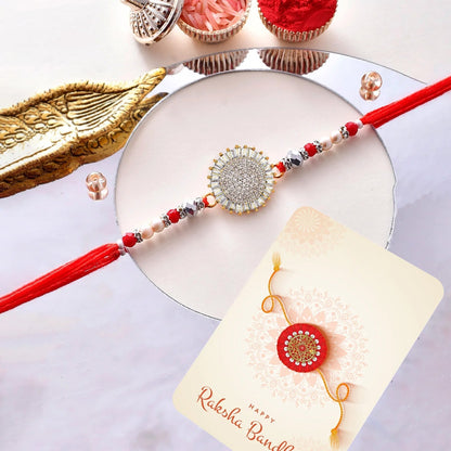 trueBrowns X Voylla Men's American Diamond Thread Rakhi For Brother - Distacart