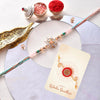 trueBrowns X Voylla Men's Pastel Designer American Diamond Beaded Thread Rakhi For Brother - Distacart