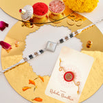 Thumbnail for trueBrowns X Voylla Men's Om Beaded Thread Rakhi For Brother