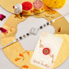 trueBrowns X Voylla Men's Om Beaded Thread Rakhi For Brother - Distacart