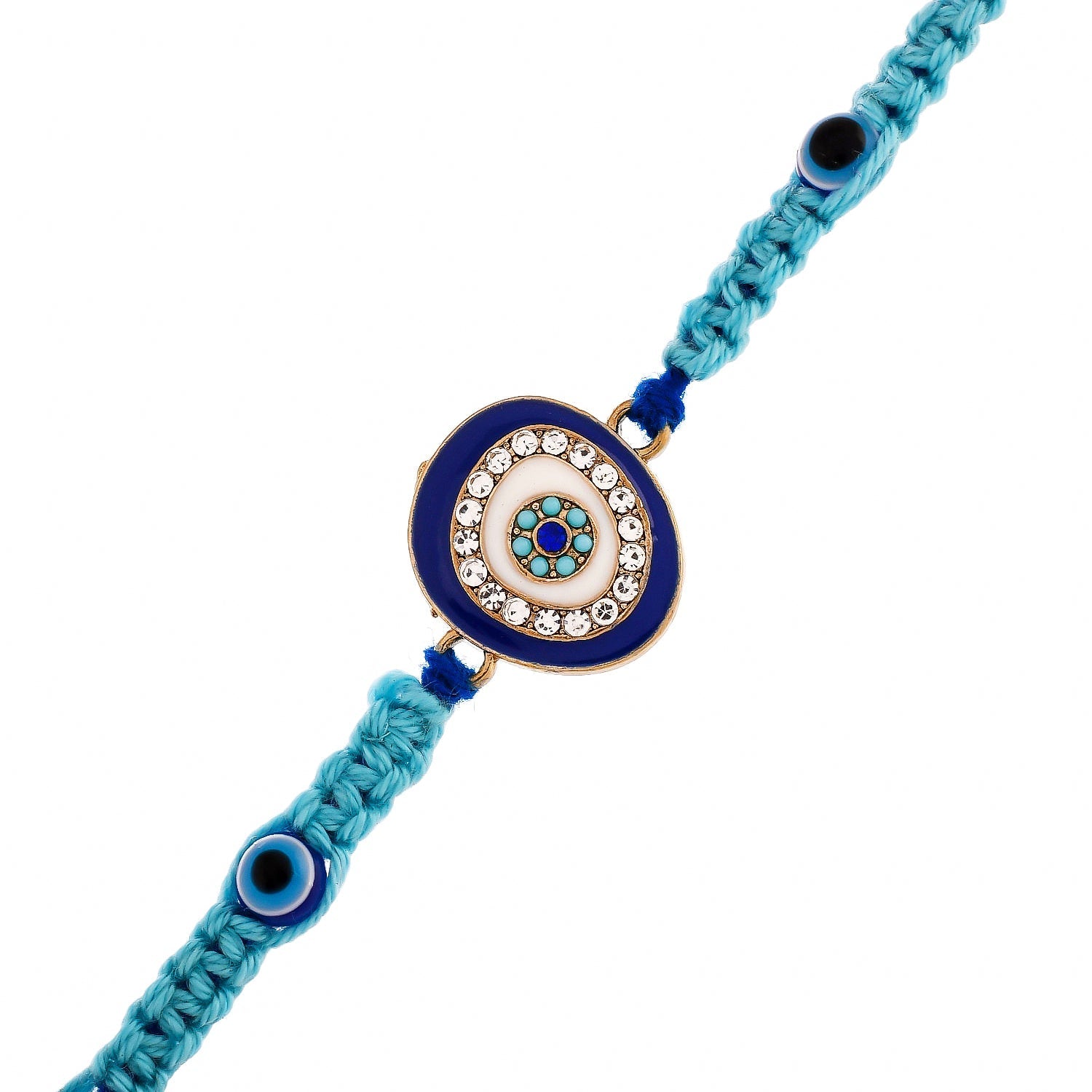 trueBrowns X Voylla Evil Eye Men's Thread Rakhi For Brother - Distacart