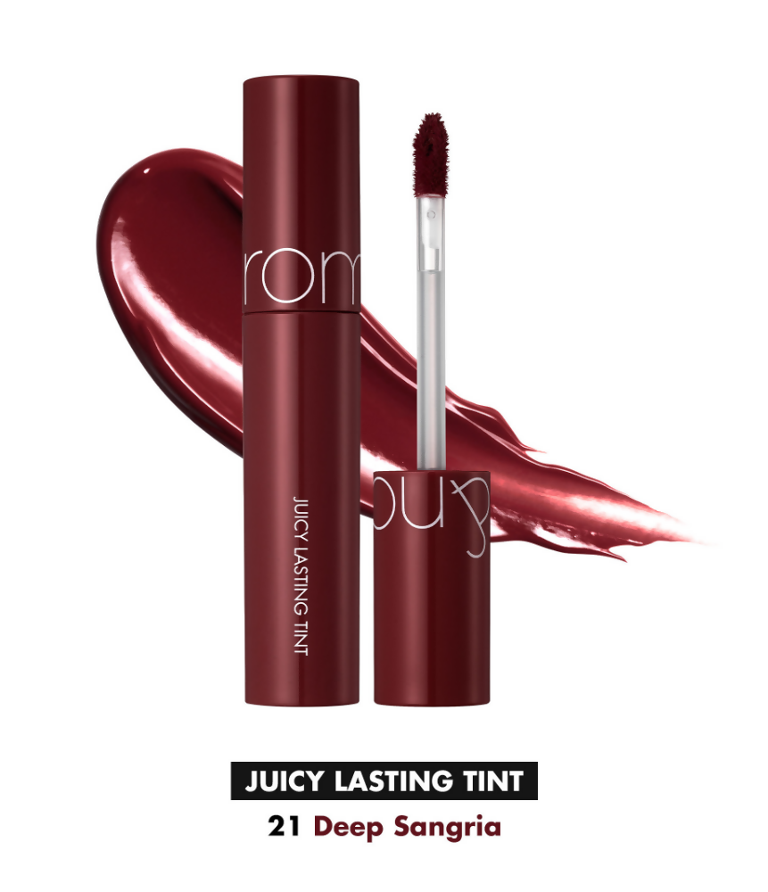 Rom&nd Juicy Lasting Tint - 21 Deep Sangria - Distacart