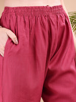 Thumbnail for Embroidered Co Ords, Pink - Hiral Fashion