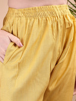 Thumbnail for Hand Embroidered Co Ords, Yellow - Hiral Fashion - Distacart
