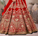 Thumbnail for Malishka Women's Silk With Zari Work Semi-Stitched Lehenga Choli Set - Distacart