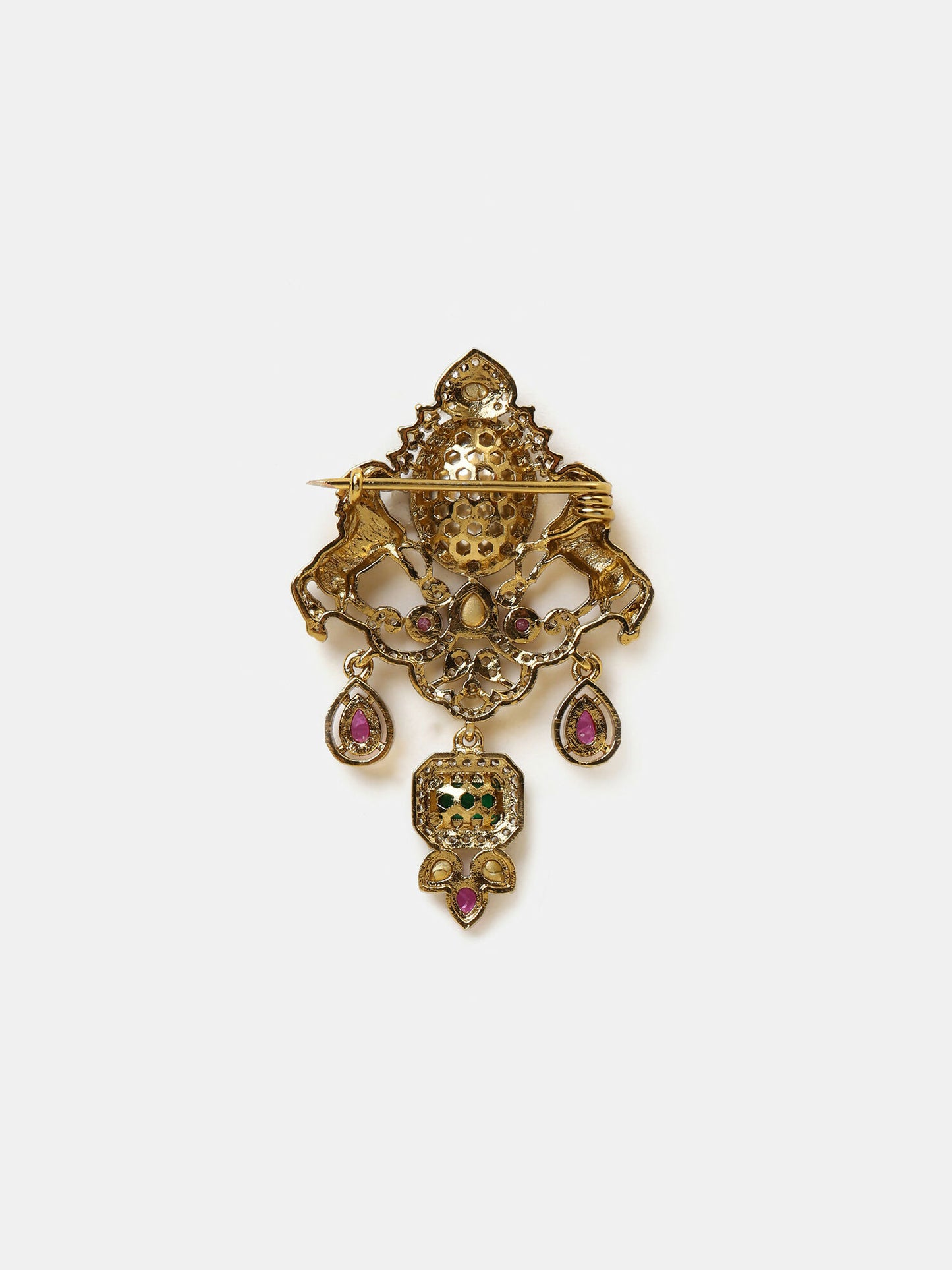 Ruby Raang Emerald Grace Brooch - Distacart
