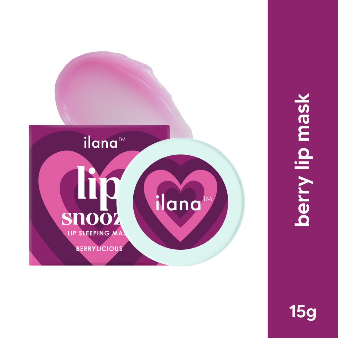 Ilana Lip Snooze Overnight Healing Vegan Lip Mask - Berrylicious - Distacart