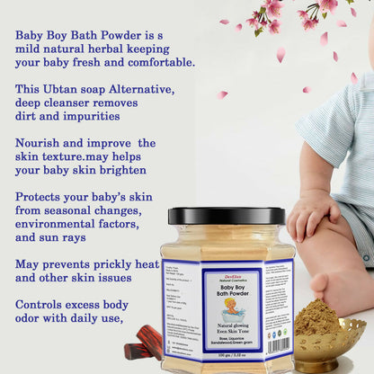 baby boy powder benefits . natural glow skin lightening