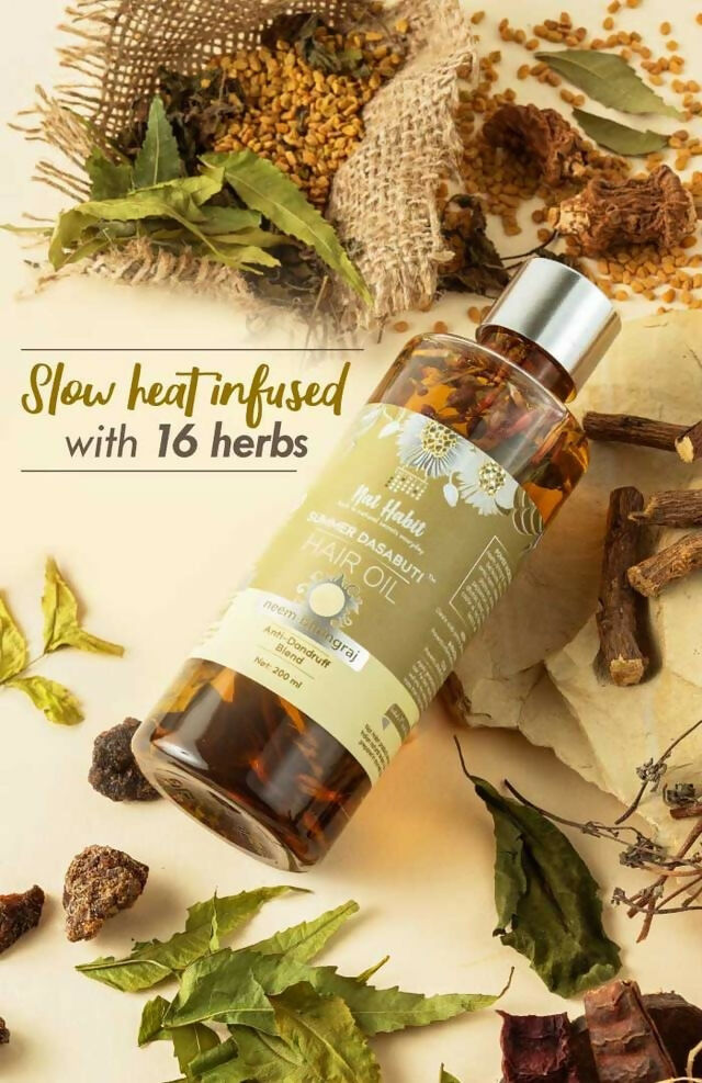 Nat Habit Neem Bhringraj Summer Hair Oil - Distacart