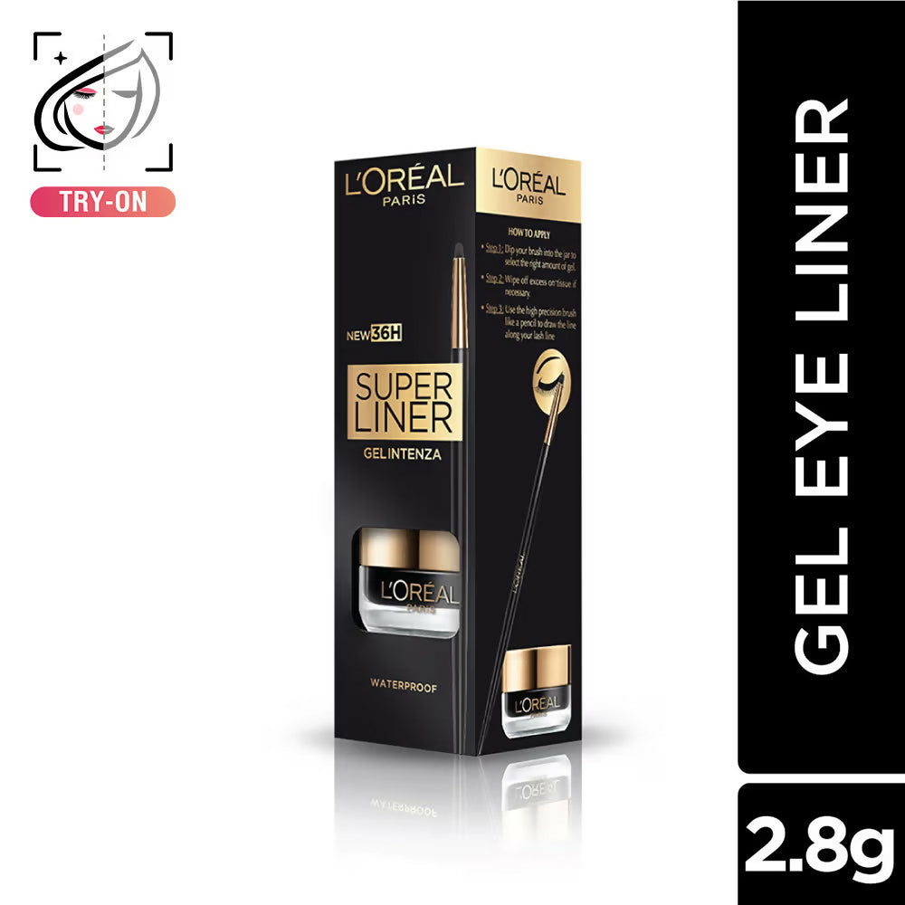 L'Oreal Paris Super Liner Gel Intenza 36H - Profound Black - Distacart