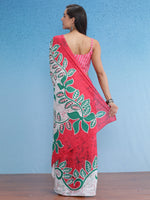 Thumbnail for NOZ2TOZ Women's Cotton Pink Printed Designer Saree With Blouse Piece - Distacart