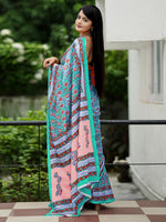 Thumbnail for NOZ2TOZ Women's Cotton Rust Printed Designer Saree With Blouse Piece - Distacart