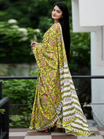 Thumbnail for NOZ2TOZ Women's Cotton Off White Printed Designer Saree With Blouse Piece - Distacart