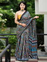 Thumbnail for NOZ2TOZ Women's Cotton Mustard Printed Designer Saree With Blouse Piece - Distacart