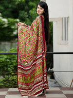 Thumbnail for NOZ2TOZ Women's Cotton Mustard Printed Designer Saree With Blouse Piece - Distacart