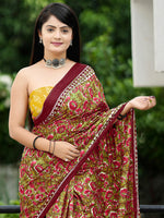 Thumbnail for NOZ2TOZ Women's Cotton Mustard Printed Designer Saree With Blouse Piece - Distacart