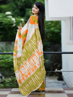 Thumbnail for NOZ2TOZ Women's Cotton Olive Printed Designer Saree With Blouse Piece - Distacart