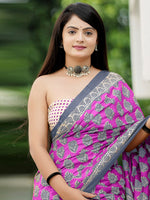 Thumbnail for NOZ2TOZ Women's Cotton Beige Printed Designer Saree With Blouse Piece - Distacart