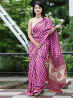 Thumbnail for NOZ2TOZ Women's Cotton White Printed Designer Saree With Blouse Piece - Distacart