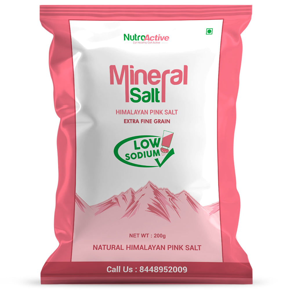 NutroActive Mineral Salt Low Sodium Himalayan Pink Salt - Distacart