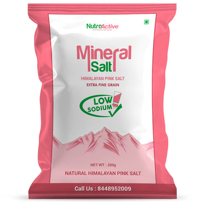 NutroActive Mineral Salt Low Sodium Himalayan Pink Salt - Distacart