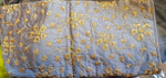 Thumbnail for Kia Fashions Ash Grey Golden All Over Embroidered Readymade Blouse - Distacart