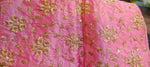 Thumbnail for Kia Fashions Pink Golden All Over Embroidered Readymade Blouse - Distacart