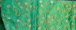 Thumbnail for Kia Fashions Green Twin Tone Golden All Over Sequins Readymade Blouse - Distacart