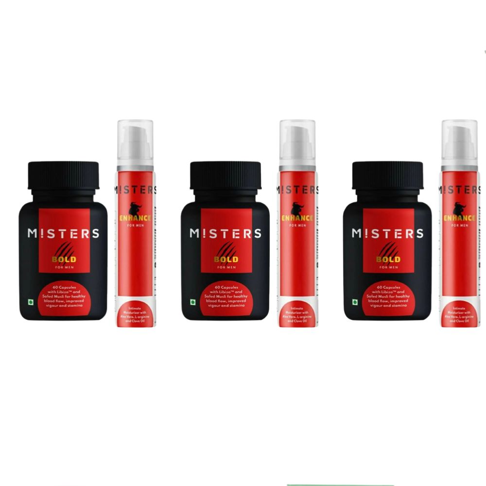 Misters Bold With Libiza & Enhance Intimate Moisturizer Cream Combo - Distacart