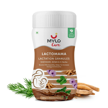 Mylo Care Lactomama Granules – Lactation Supplement For Breastfeeding With Shatavari To Increase Breast Milk (Chocolate Flavour - Distacart