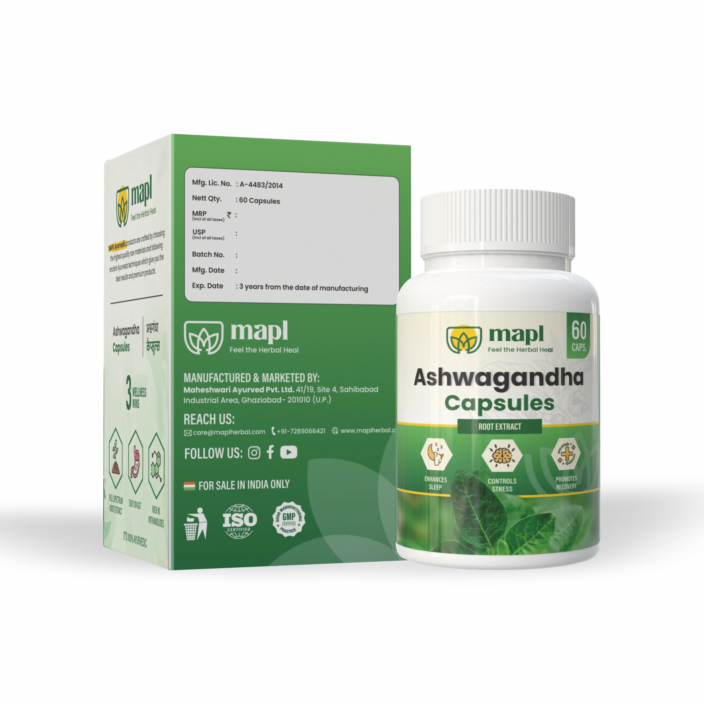 MAPL Ashwagandha Capsules