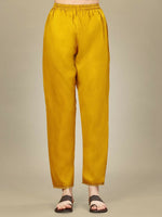 Thumbnail for Jyoti Fashion Women's Golden Silk Blend Embroidery & Sequence work Kurta with Trouser & Dupatta - Distacart